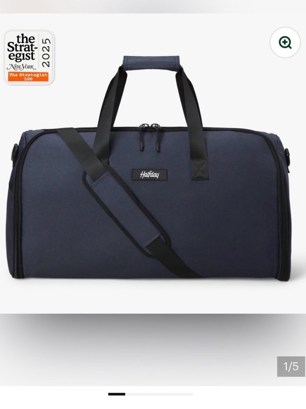 Halfday garment duffel bag